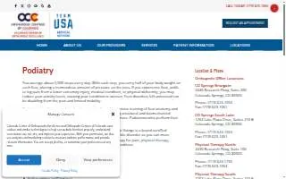 Colorado Center of Orthopaedic Excellence: Dr. Frederick Hainge website