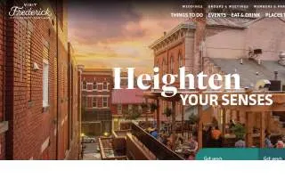 Frederick Travel Center website