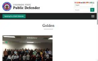 Colorado State Public Defender website