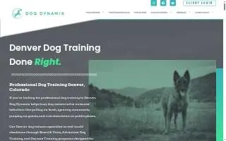Dog Dynamix website