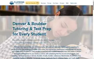 Flatirons Tutoring of Dakota Ridge website