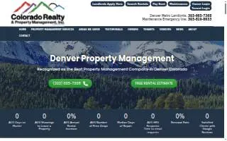 Golden Property Management website