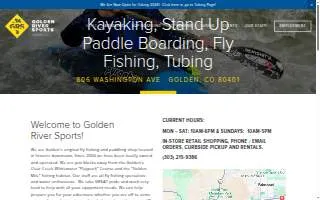 Golden River Sports LLC website