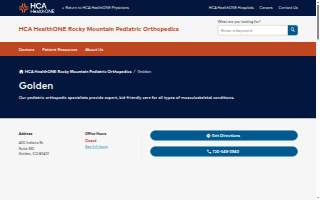 HCA HealthONE Rocky Mountain Pediatric Orthopedics - Golden