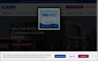 ICON Eyecare - Denver West-Lakewood/ Golden website