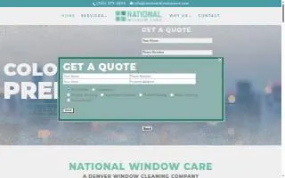 National Window Care website
