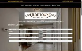 Olde Towne Golden Realty, LLC website