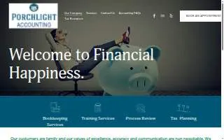 Porchlight Accounting website