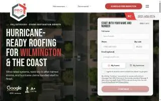 PRQ Exteriors of Golden website