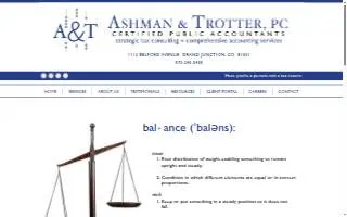 Ashman & Trotter, P.C. of Grand Junction website