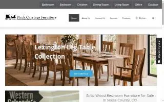 Black Carriage Furniture of Grand Junction website