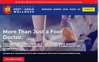 Colorado Foot & Ankle Wellness of Grand Junction website