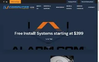 GJ Computer Center website