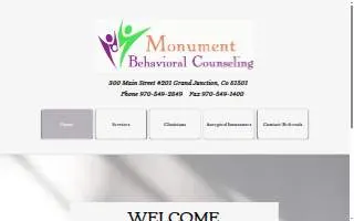 Monument Behavioral Counseling website
