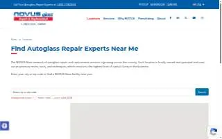 Novus Glass of Grand Junction website
