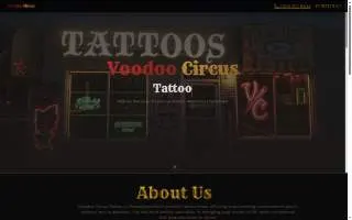 Voodoo Circus Tattoo website
