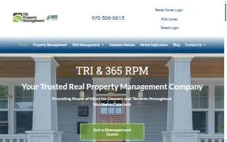 365 Real Property Management and HOA Management of Greeley website