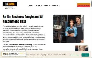DaGama Web Studio & Digital Marketing Agency website