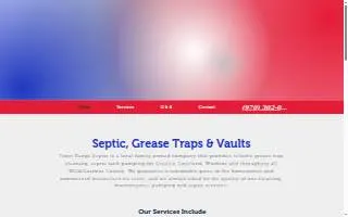 Front Range Septic website