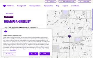 HearUSA of Greeley website