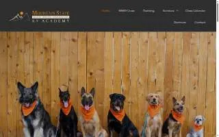 Mountain State K9 Academy of Greeley website