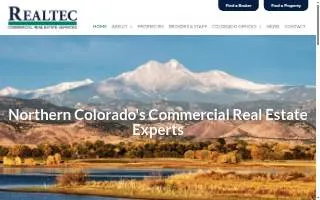 Realtec Commercial Real Estate - Greeley website