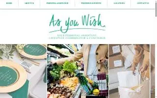 As You Wish Lifestyle website