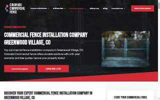 Colorado Commercial Fence