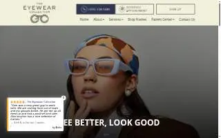 The Eyewear Collection website
