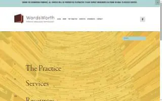 WordsWorth SLP, LLC website