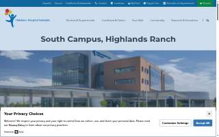 Children's Hospital Colorado South Campus, Highlands Ranch