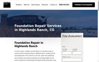 Colorado Structural Repair of Highlands Ranch