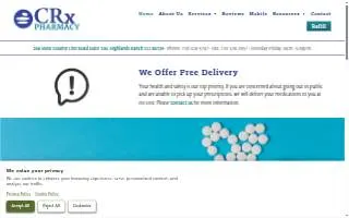 CRx Pharmacy website
