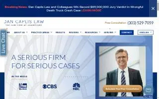 Dan Caplis Law - Greenwood Village website