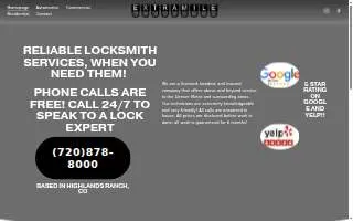 Extra Mile Locksmith website