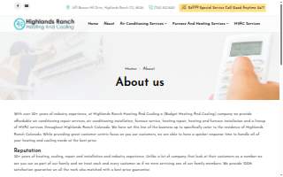 Highlands Ranch Heating And Cooling / Air Conditioning / Furnace