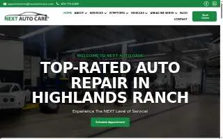 Next Auto Care website