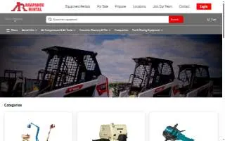 Arapahoe Rental of Johnstown website