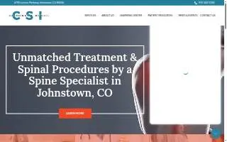 Colorado Spine Institute website