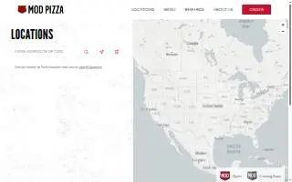 MOD Pizza of Johnstown website