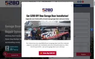 5280 Garage Doors of Ken Caryl website