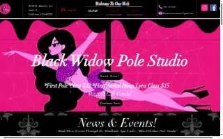 Black Widow Pole Studio website