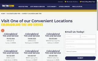 Coloradoland Tire and Service of Ken Caryl website