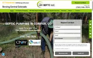 Ley Septic LLC of Federal Heights website