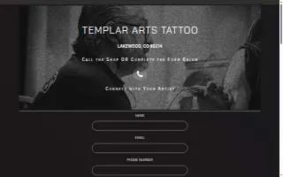 Templar Arts Tattoo Inc. of Ken Caryl website