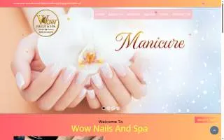 WoW Nails & Spa of Ken Caryl website