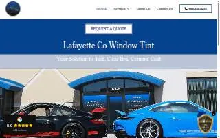 Blue Sky Tint website