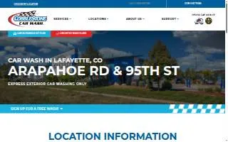 Cobblestone Car Wash of Lafayette website