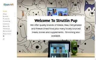 Struttin Pup website