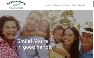 The Dental Shoppe website